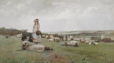 Die jungen Schäferinnen von Luigi Chialiva